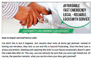 Repair Jammed Home Locks in San Marino - Click here to download